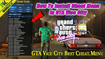 How To install Cheat Menu In GTA Vice City🔥|| GTA Vice City Best Cheat Menu || Full Guide