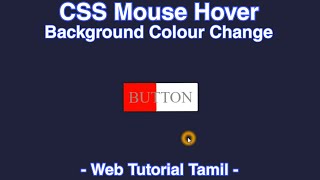CSS Mouse Hover Background Colour Change Effect -   Web Tutorial Tamil || #html #css #web #trending