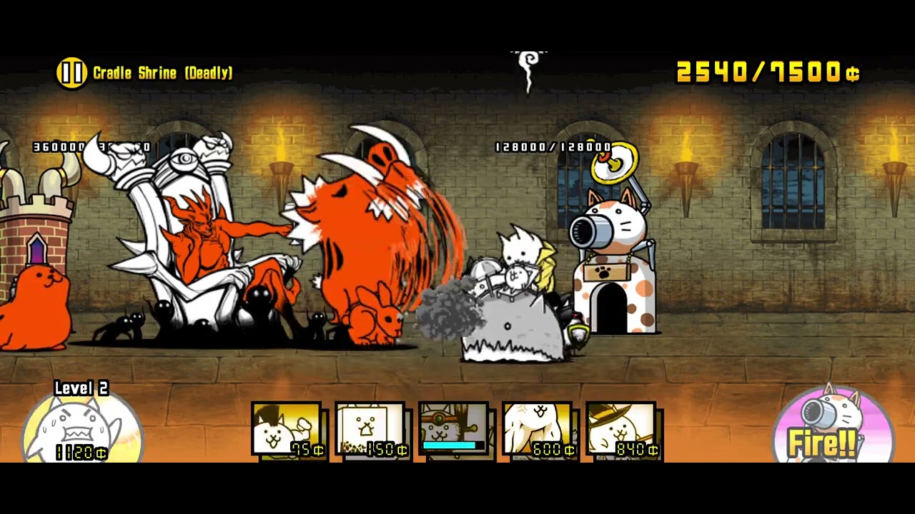 The Battle Cats Red Cradle Cradle Shrine (Deadly) YouTube