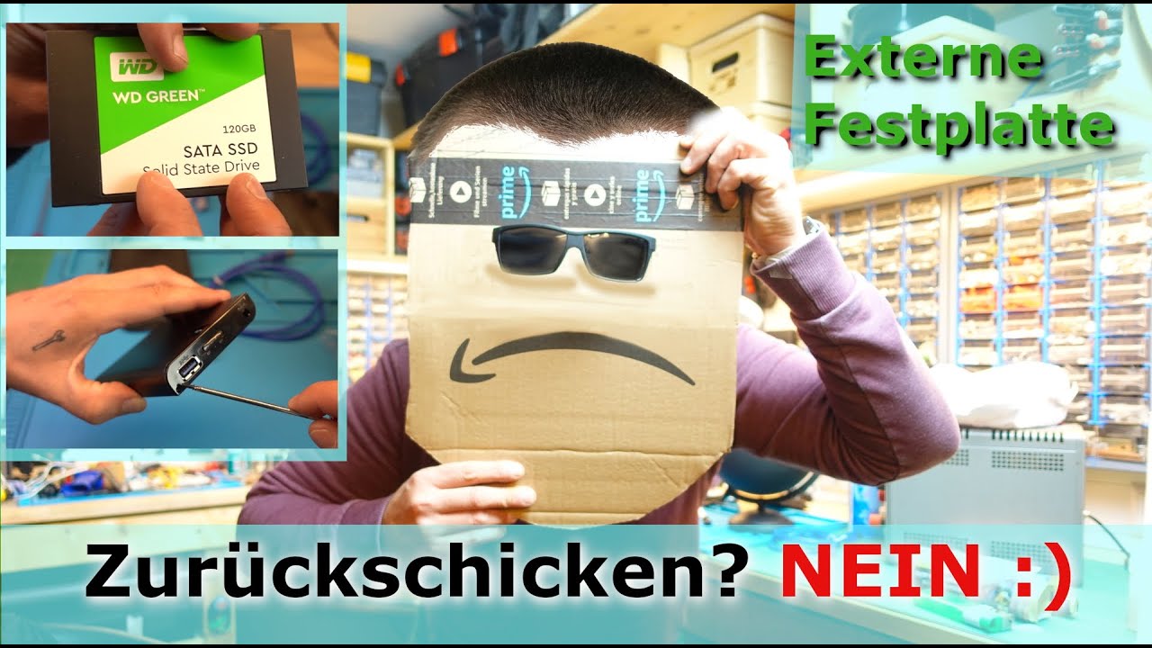 Externe Festplatte Selbst Zusammen Gebaut Aber Sie Funktioniert Nicht Hm Losung In Diesem Video Youtube