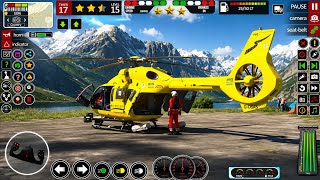 US Helicopter City Flight 3D Gameplay 🚁 Realistic Helicopter Simulator (Android) screenshot 1