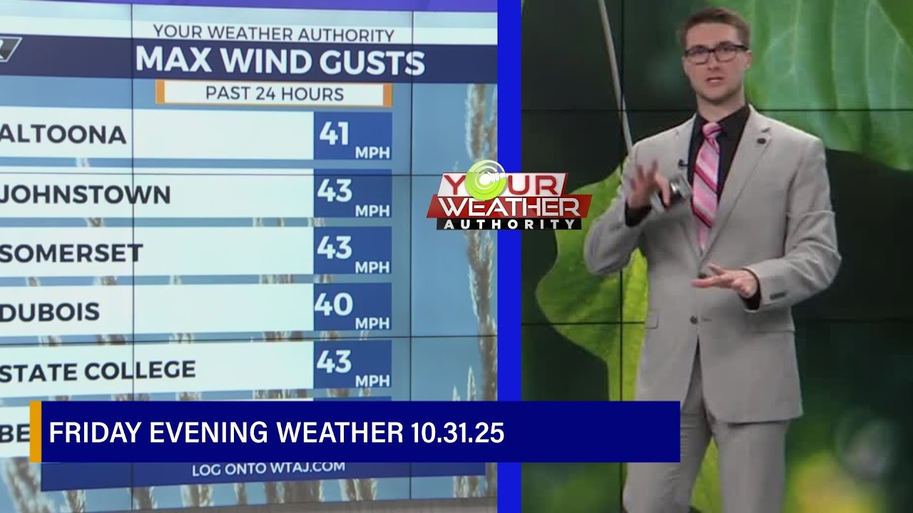 Friday Evening Weather 10.31.25 | WTAJ - YouTube
