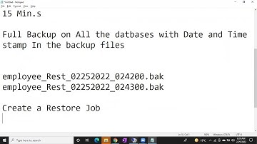 Sql DBA Batch 42 Class 67 Automation