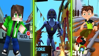 Ben Alien 10 Omnitrix 2 VS Subway Ben Omnitrix Alien Run VS Subway Alien Run Ultimate Hero Gameplay screenshot 3