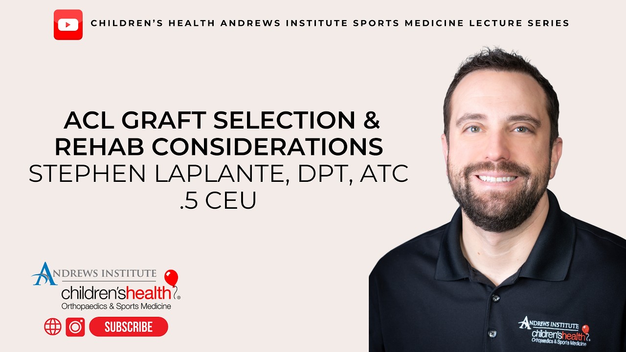 ACL Graft Selection and Rehab Considerations