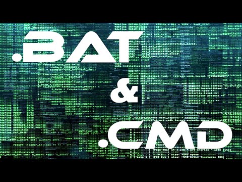 bat и cmd файлы | УРОК 1