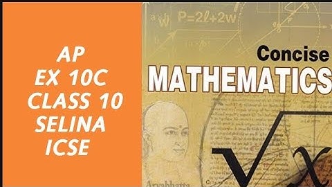 Arithmetic Progression | Ex 10C | Class 10 | ICSE