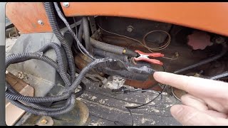 QUICK TIP - The EASY Way To Charge or Jump Start A Farm Tractor or Similar Machine!
