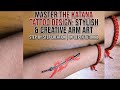 How to Draw a Stylish Katana Tattoo on Arm| | Creative Tattoo Design🗡️