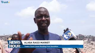 Traders Count Losses Resulting From Demolition Of Lagos Alaba Rago Market