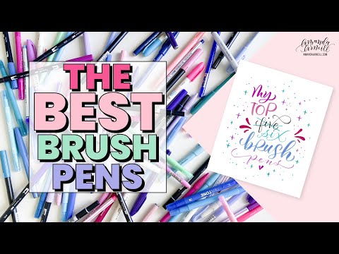 Brush Pens – The Beginner's Review – Studyrella