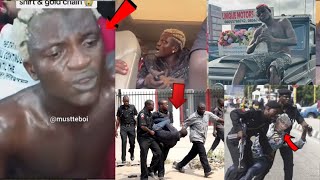 Portable shock Olamide as JUMP FENCE to Escape as Police come to ARREST him for G wagon