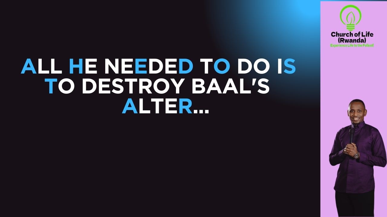 All he needed to do is to destroy Baal's alter Ep 1342r