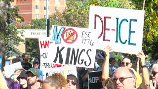 Thousands in Waterloo rally for unity at 'No Kings' protest