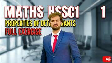 Properties of determinants | Maths HSSC 1 | Exercise 2.4 (fbise) #foryou #11thclassmath #education 