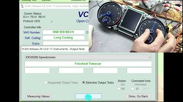 VW cluster needle adjust