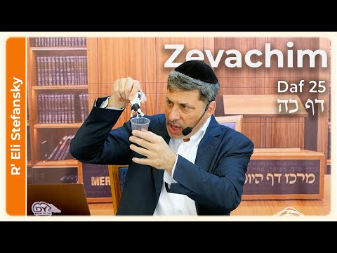 Daf Yomi Zevachim Daf 25 by R' Eli Stefansky