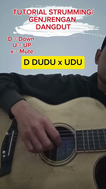 PART 1 TUTORIAL GENJRENGAN DANGDUT #tutorial #dangdut #belajargitarpemula #guitar #gitarcover