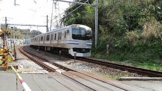 横須賀線E217系 逗子～鎌倉 JR East Yokosuka Line E217 series EMU