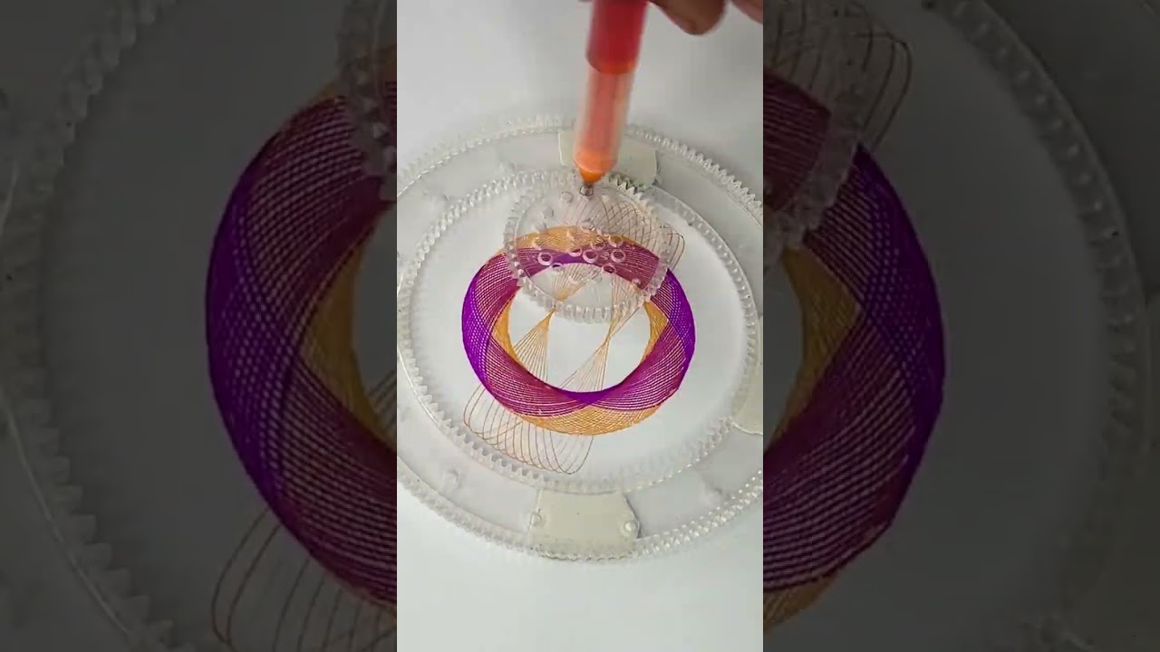 A Serpent’s Path Revealed Through Spirographs: ASMR Art. 