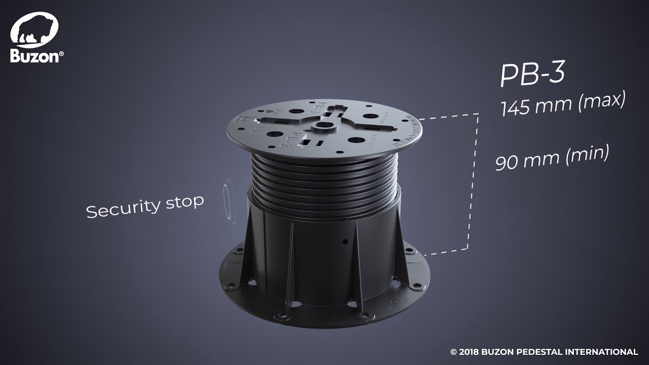 Buzon_Pedestal for terrace_PB 3 YouTube