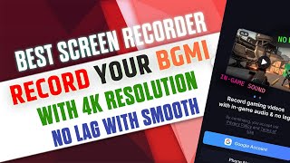 Best Screen Recorder For BGMI No Lag With Smooth Gameplay #bgmi @BattlegroundsMobile_IN screenshot 5