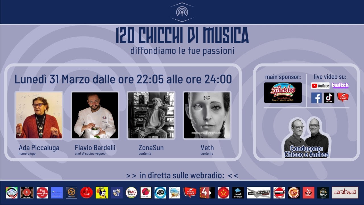 120 CHICCHI DI MUSICA . PUNTATA N°11 DEL 2025