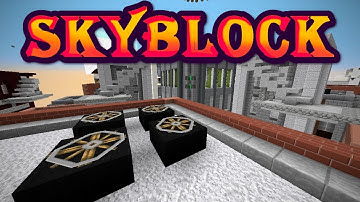 Building a BedWars map on my Island | Hypixel Solo SkyBlock