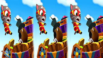 Talking Tom Hero Dash - Tom - 3 x - Walkthrough BOSS - Gameplay, Android - LILU