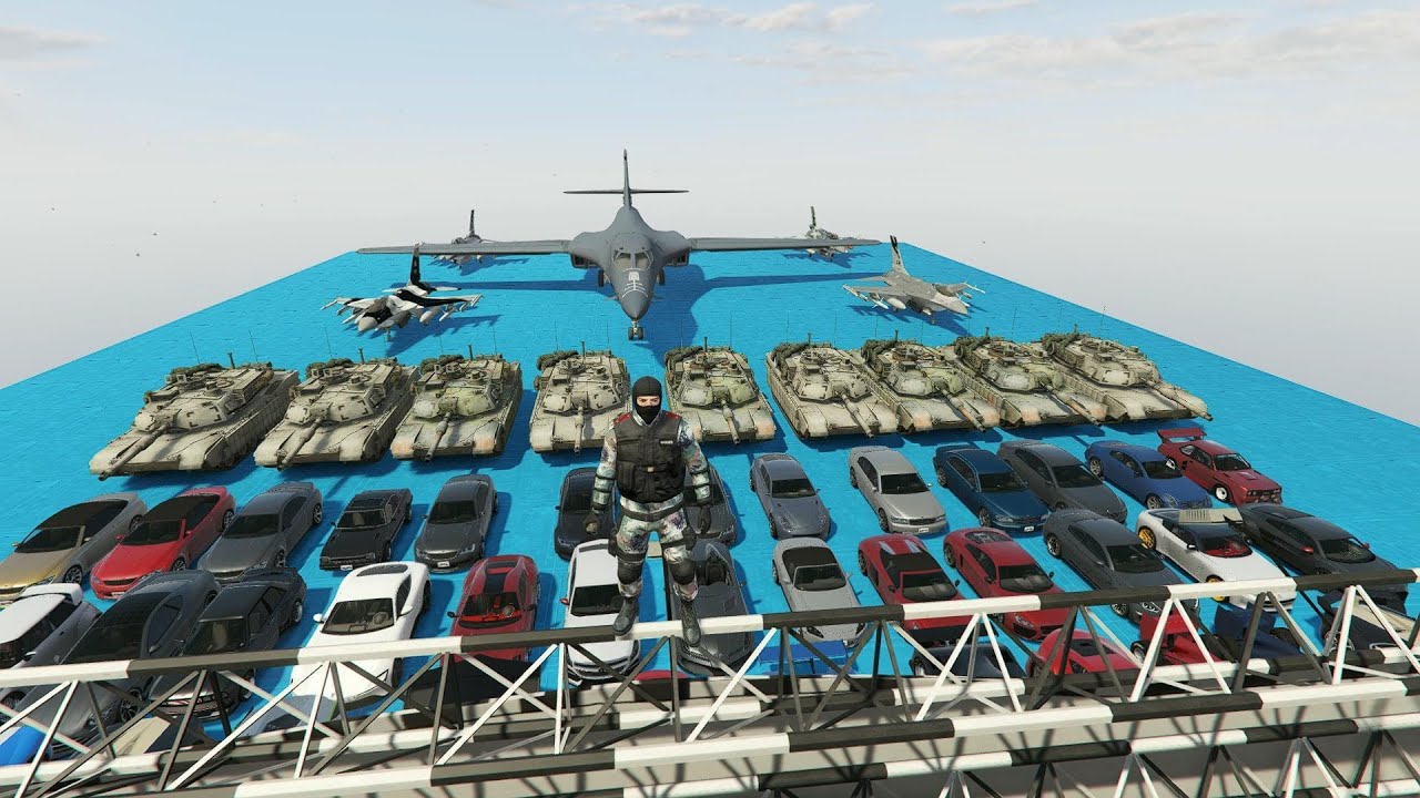 High-alt GTA5 airborne track: speed (planes/helis); bikes' ultimate rollover challenges.