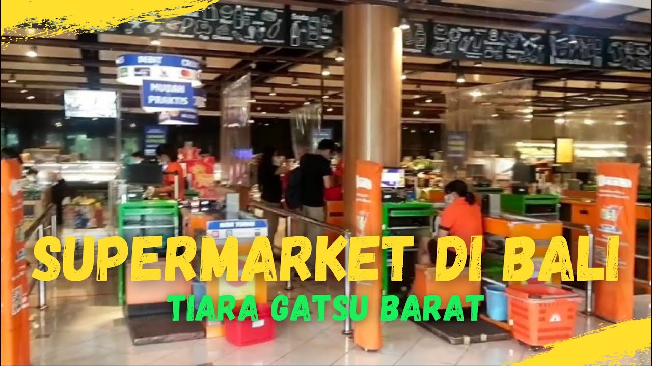 Largest Supermarket in Bali Bali Vlog Tiara Gatsu YouTube