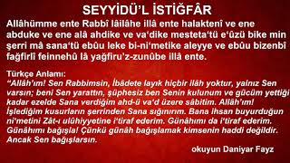 SEYYIDÜ'L ISTIĜFÂR | DONIYOR QORI