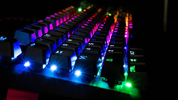 A4Tech Bloody B820R mechanical keyboard RGB Animation display Part 1