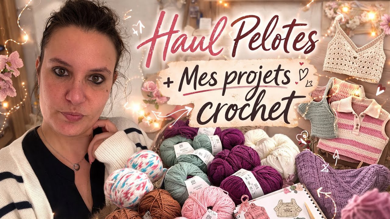 Haul Pelotes 🌸 + Mes projets crochet Printemps / Été