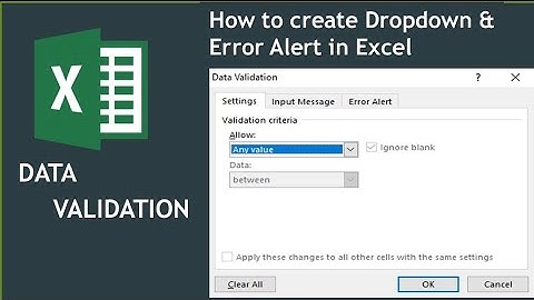 data validation in excel | data validation error message formula