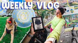 Magical Readathon, A Secondhand Craft/Hobby Haul & Training for a 10K 🏃‍♀️ WEEKLY VLOG #352
