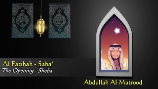 032. Abdullah Al Matrood - Al Fatihah - Saba'