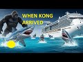 Giant Sharks Attack Cruise Ship — King Kong’s Epic Ocean Rescue