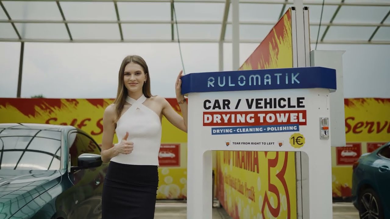 Rulomatik™ Car Drying Towel Vending Machine