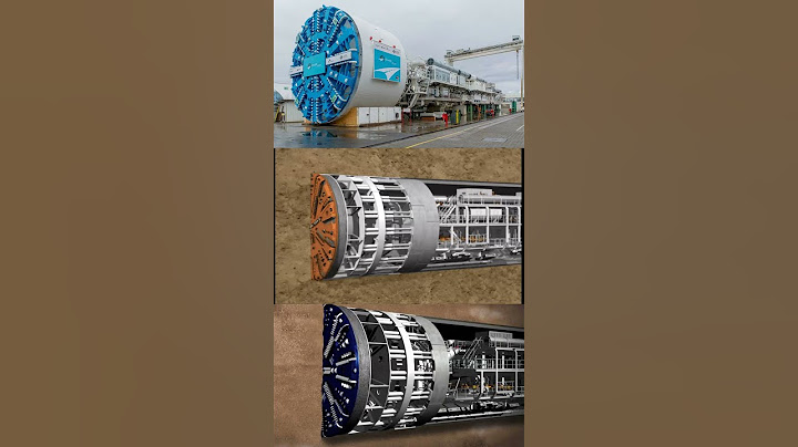 Mega Tunnelling Boring Machine (TBM) at Work #shorts