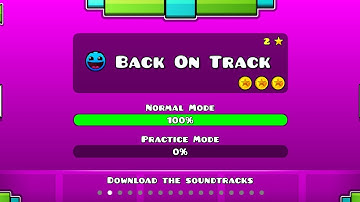 Geometry Dash : Back on Track - Level 2 (All Coins)