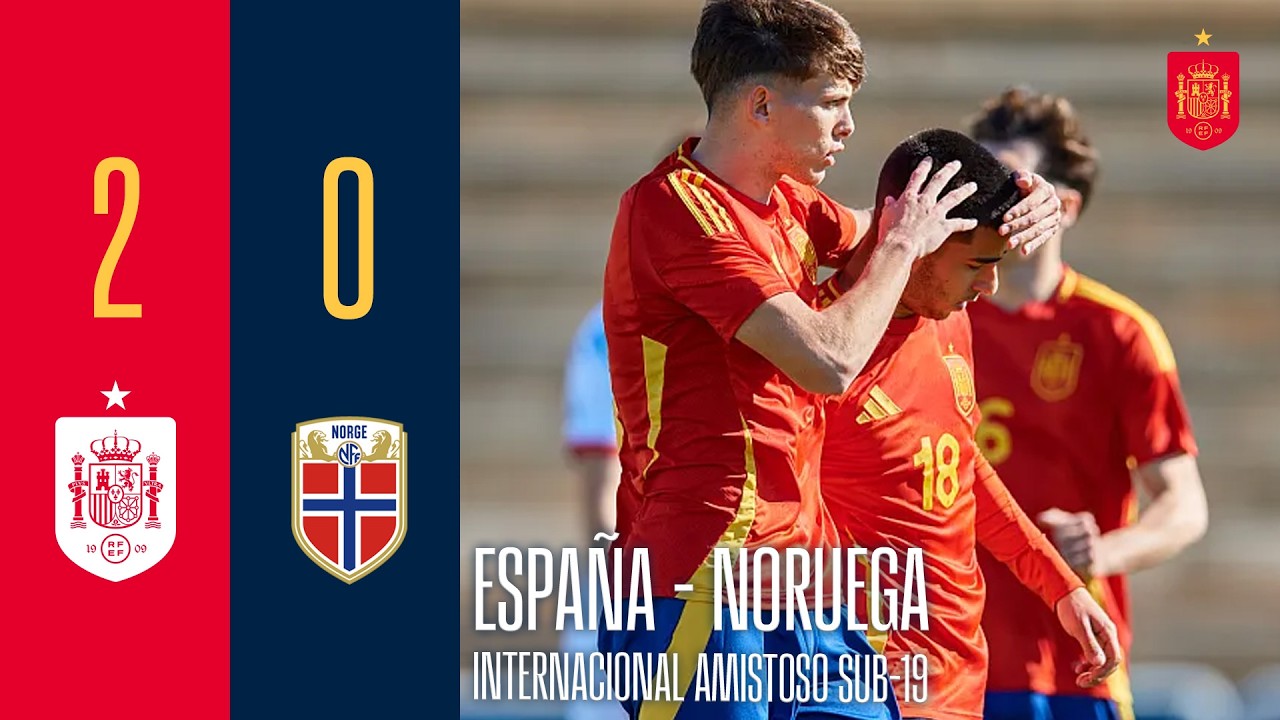 RESUMEN | España 2-0 Noruega | Internacional amistoso sub-19 | 🔴 SEFUTBOL