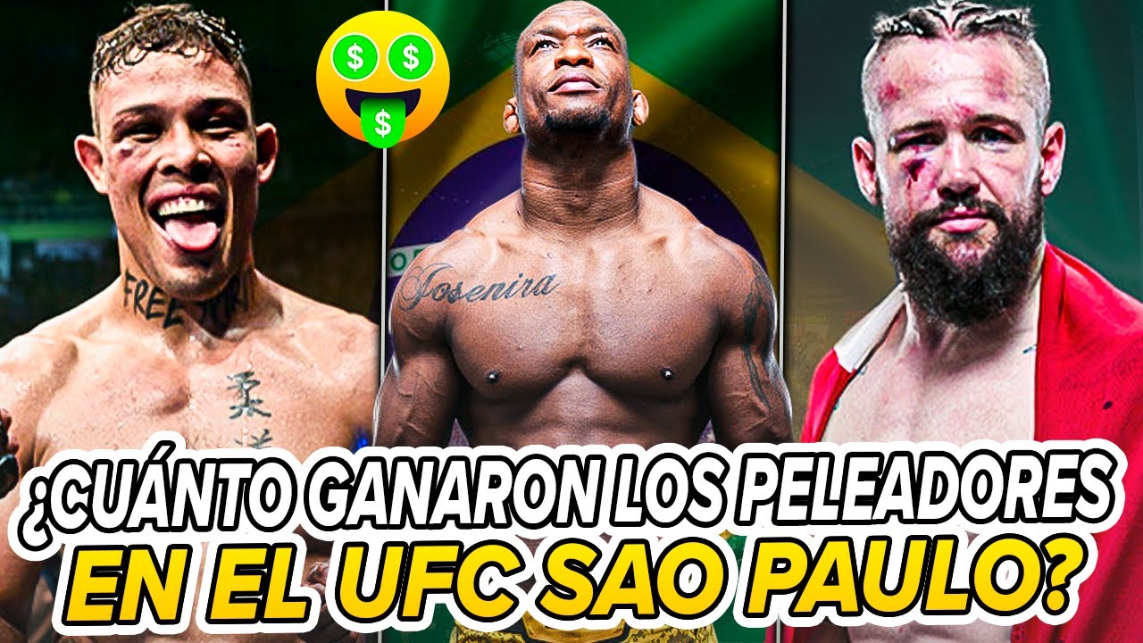 Salarios & Bonificaciones del UFC Sao Paulo💰💰💰 | ¿Cuánto GANARON los PELEADORES en BRASIL?