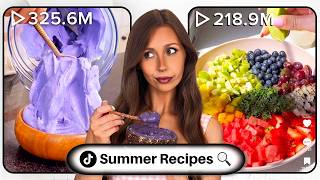 I Tested the MOST VIEWED TikTok Summer Recipes ☀️