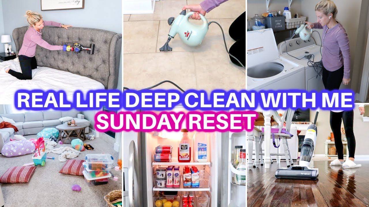 EXTREME CLEAN WITH ME + DECLUTTER | SPEED CLEANING MOTIVATION |SUNDAY ...