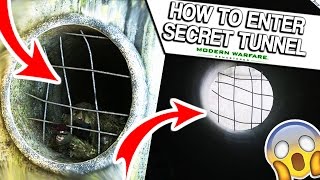 HOW TO ENTER SECRET TUNNEL - Modern Warfare Remastered Glitches/Secret Spots