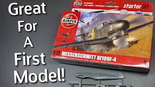 A Good Subject For A Beginner?! Airfix Messerschmitt Bf109F-4 Starter Set - Unboxing Review