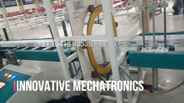 Ring stretch wrapping machine | orbital stretch wrapping machine