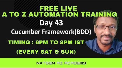 Day 33  |  Cucumber Module | Introduction | Installation | Part 1