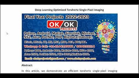 Deep Learning Optimized Terahertz Single Pixel Imaging